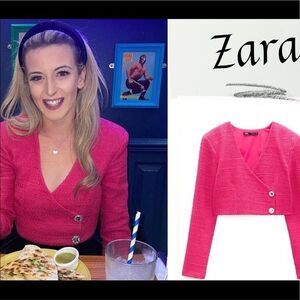 ZARA STRUCTURED CROP TOP